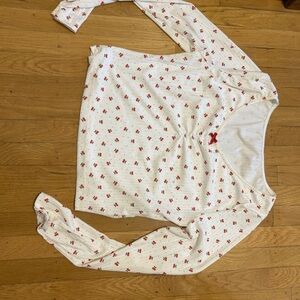 ROMWE White and Pink Striped Top